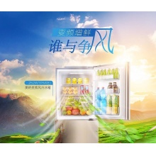 【新品】美的(Midea)冰箱三门 小型家用 无霜变频冰箱 三门冰箱 BCD-252WTPM(E)