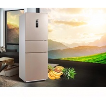 【新品】美的(Midea)冰箱三门 小型家用 无霜变频冰箱 三门冰箱 BCD-252WTPM(E)
