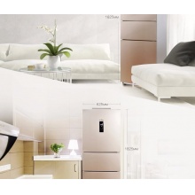 【新品】美的(Midea)冰箱三门 小型家用 无霜变频冰箱 三门冰箱 BCD-252WTPM(E)