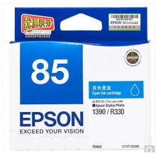 爱普生(Epson)T0852 (T1222) 青色墨盒 C13T122280(适用PHOTO 1390 R330)