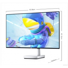戴尔(DELL)S2718D 27英寸四面微边框2K高分辨率HDR 爱眼不闪滤蓝光IPS屏电脑显示器 (Type-C 接口)