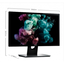 戴尔(DELL)SE2216HV 21.5英寸微边框 178°广视角 VA面板 护眼爱眼防眩光宽屏电脑显示器
