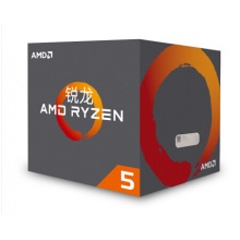 AMD 锐龙 5 2600X 处理器 6核12线程 AM4 接口 3.6GHz 盒装CPU处理器