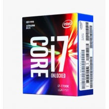 英特尔(Intel) i7 7700K 酷睿四核 盒装CPU处理器