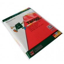 天章 (TANGO) 新绿天章A4 大红色彩色复印纸 80g 100张/包 单包装