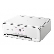 佳能(Canon)TS8180 白色 高品质照片打印一体机 精致版(喷墨打印、复印、扫描、无线)