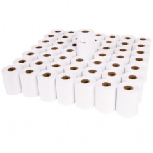 得力(deli)75mm*60mm双胶收银纸/收银机打印纸/超市小票打印纸 30米/卷 50卷/箱 3205