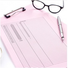 得力(deli) 7391A4 浅红色彩色复印纸 80g 100张/包 单包装