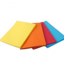 得力(deli) 7393A4 橙色彩色复印纸 80g 100张/包 单包装