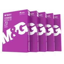 晨光(M&G)紫晨光A4 复印纸70g 500张/包 5包/箱(共2500张)APYVSG36