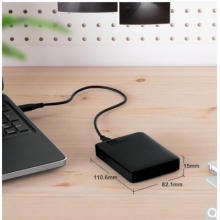 西部数据(WD) Elements 新元素系列 2.5英寸 USB3.0 移动硬盘 2TB(WDBUZG0020BBK)