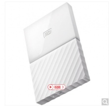 西部数据(WD)My Passport 4TB 2.5英寸 闪耀白 移动硬盘 WDBYFT0040BWT