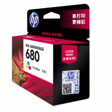 惠普680彩色墨盒